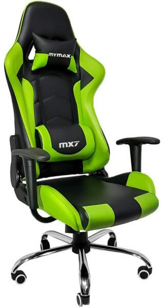 Mymax Mx7 em couro com apoio lombar