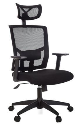 Cadeira Para Escritório Presidente encoso tela mesh Giratória Ergonômica ANM312 P