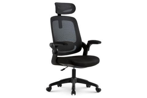 Cadeira de Escritorio Ergonômica Astra Preta com Apoio Lombar e Cabeça