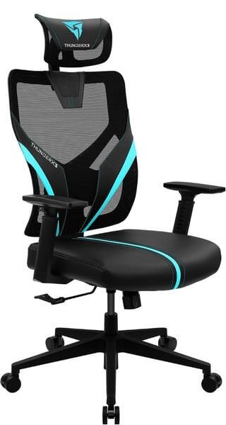 Cadeira Ergonômica Yama1 Ciano ThunderX3