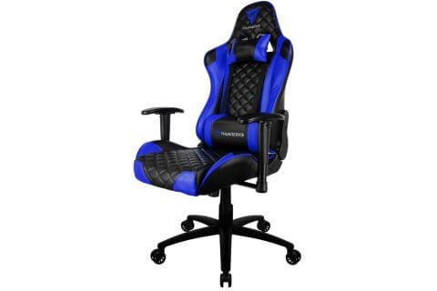 ThunderX3 Cadeira Gamer Profissional TGC12 Preta/Azul